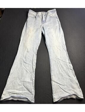 👖 Express Curvy Flare High Rise Jeans Light Wash 10R 12-19
